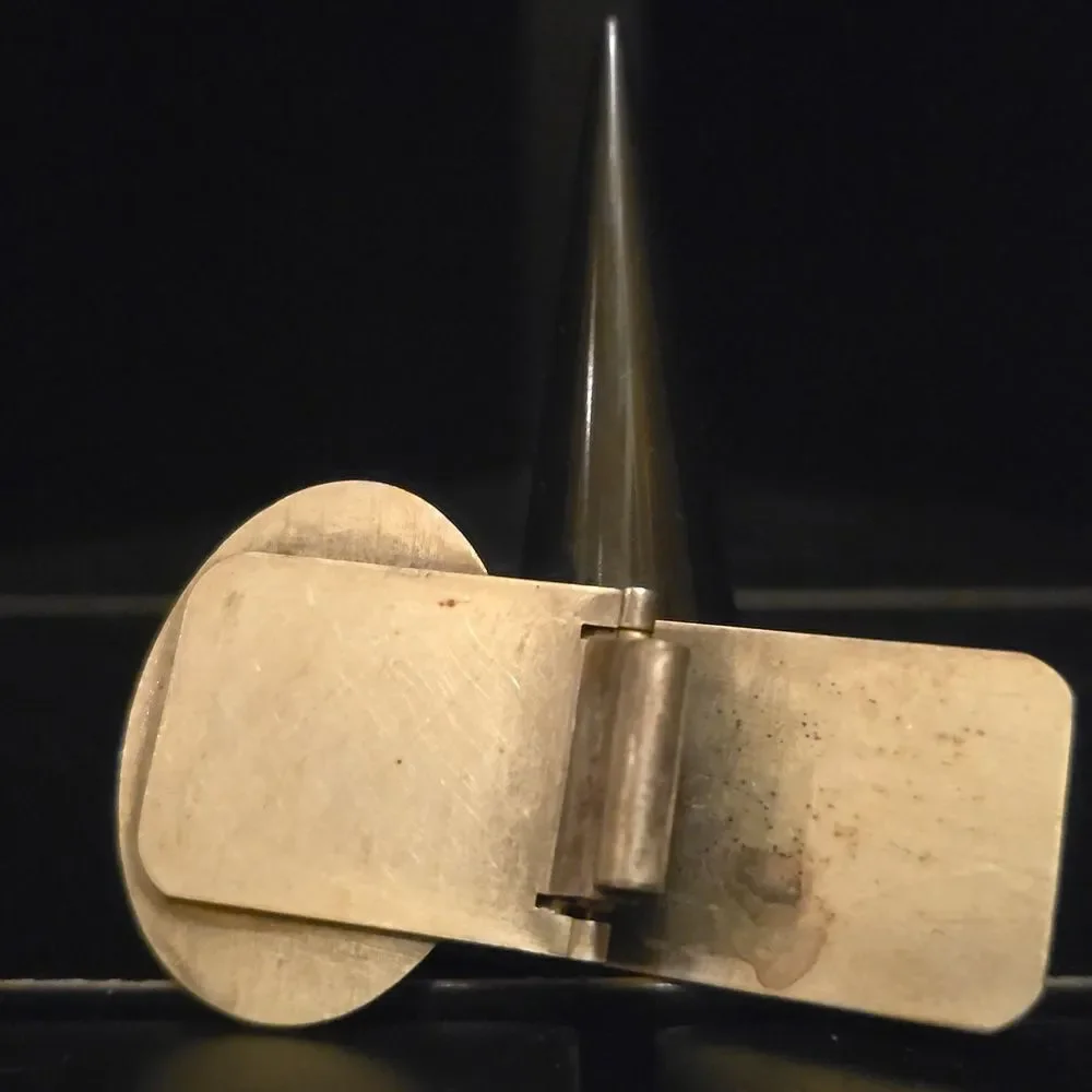 Buffalo Money Clip Sterling Silver,Authentic 1937.